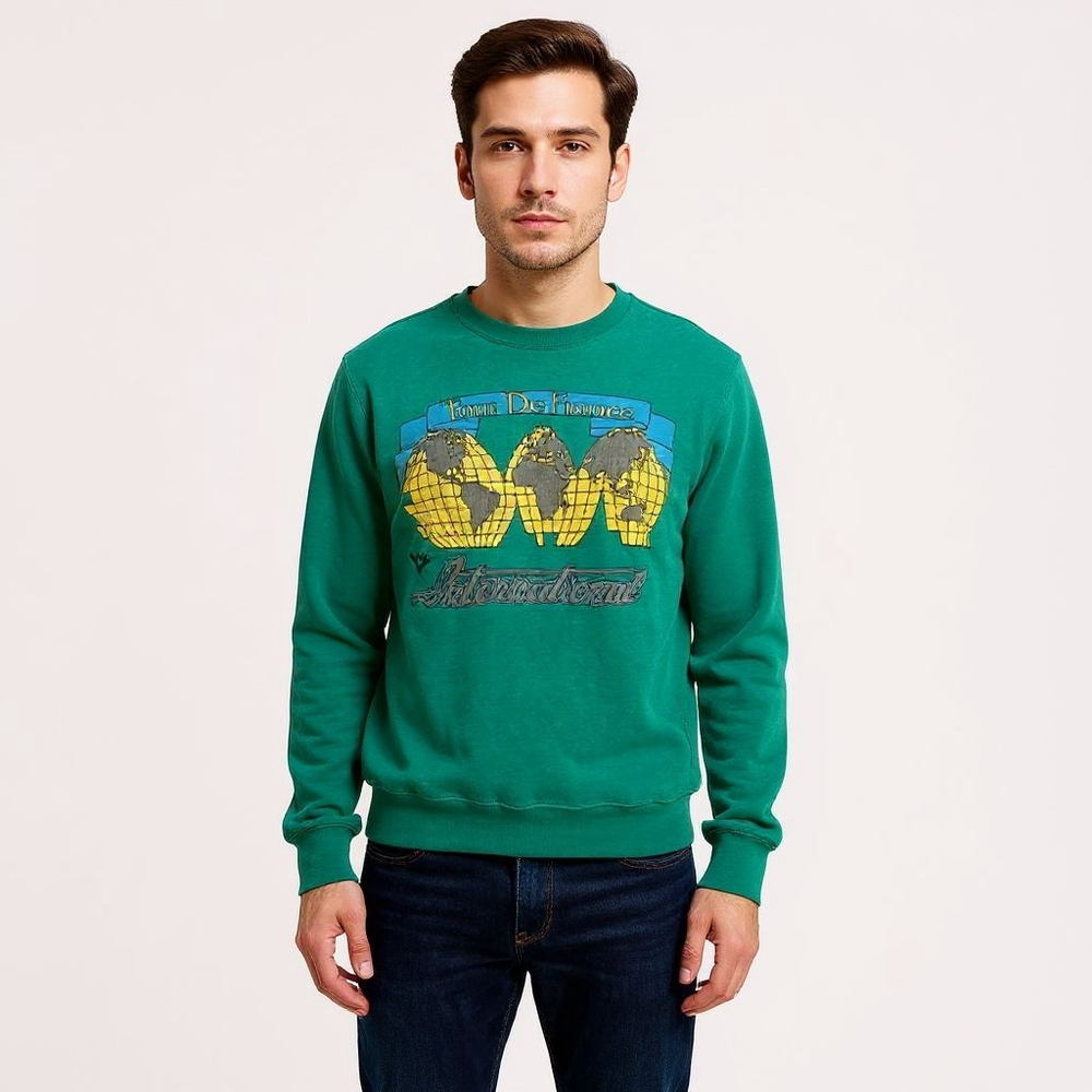 Pony Vintage Tour De France All Over Printed Sweatshirt - Medium